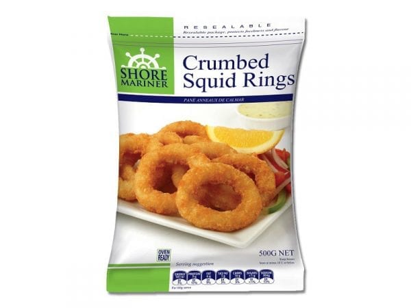 Crumbed Squid Rings