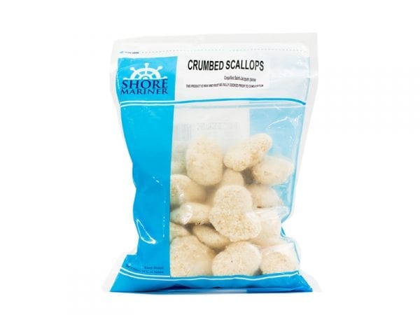 Crumbed scallops 1kg