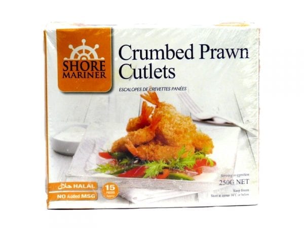 Crumbed prawn cutlets 250g SM