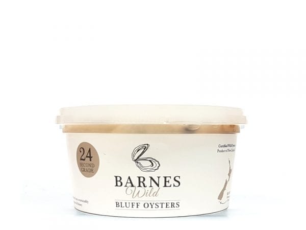 Bluff oysters 1 doz 2nds