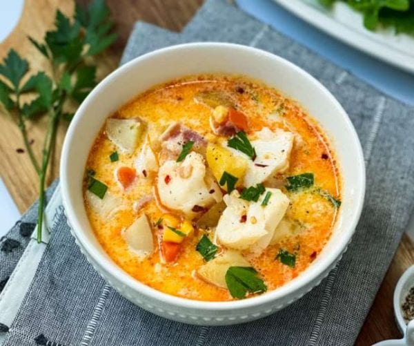 Easy Fish Chowder Egmont Seafoods